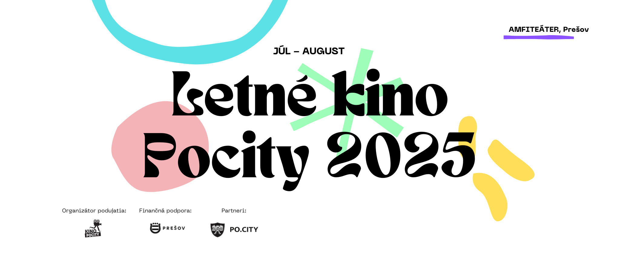 LETNÉ KINO POCITY NA AMFIKU OD 2. JÚLA