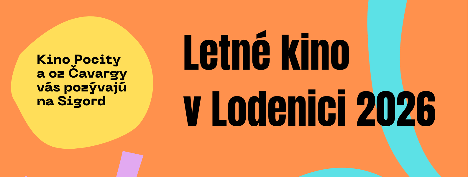 LETNÉ KINO V LODENICI SIGORD 31.7. a 21.8.